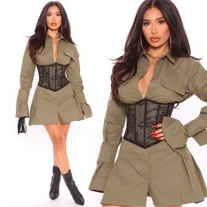 Fashion nova corset dress